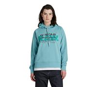 G-Star RAW Damen Raglan Raw Originals Hooded Sweatshirt, Blau (Ocean D22117-A613-826), M