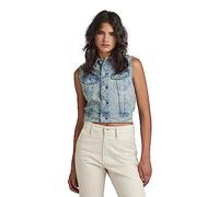 G-STAR RAW Damen Slim Denim Weste Evergreen
