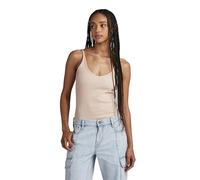 G-Star RAW Damen Spaghetti Strap Ribbed Body, Beige (Moonlight D24509-D595-G287), L