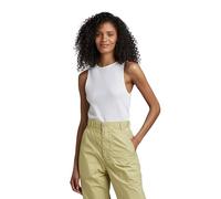 G-STAR RAW Damen Tanktop 3D Rib, Weiß (White D23093-D276-110), XL