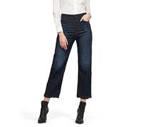 G-STAR RAW Damen Tedie Ultra High Straight Ripped Edge Ankle C Jeans