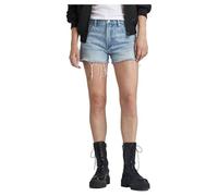 G-Star RAW Damen True Shorts Raw Edge, Blau (Sun Faded Cloudburst D24376-D536-G339), 23