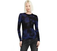 G-Star RAW Damen Vintage Wash Slim Top, Mehrfarben (ballpen Blue Vintage Denim wash D23871-C565-G271), S