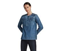G-STAR RAW Damen Workwear Hemd, Blau (Faded Aegean Blue D19043-C611-C245), XS