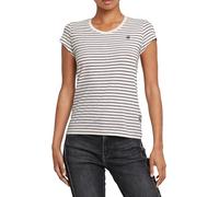 G-star Stripe Eyben Slim 2.0 Kurzarm-t-shirt Mit V-ausschnitt S Osaka Blue Highlight Stripe