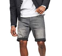 G-STAR 3301 Slim Denim Shorts Grau 31 light aged destroy D10481-6132-1243-31