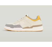 G-STAR RAW Herren Attacc POP LEA M Sneaker, Mehrfarben (Off White/Ochre D24862-01-G595), 43 EU