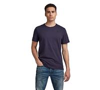 G-Star T-Shirt Base-S Ribbed Herren 100% Baumwolle Kurzarm Rundhals Blau M