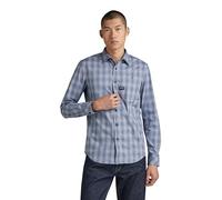 G-Star RAW Herren Bristum 2.0 Slim Hemd, Mehrfarben (Vintage Indigo Liam Check D23553-D531-G297), XS