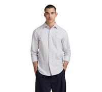 G-Star RAW Herren Bristum 2.0 Slim Shirt ls, Mehrfarben (Oyster Blue/White Oxford D23553-C895-C759), M