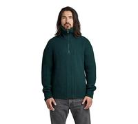 G-STAR RAW Herren Chunky Skipper Knitted Pullover, Grün (laub D22530-D170-4287), L