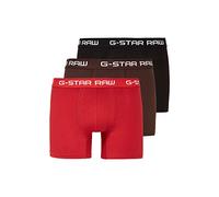 G-STAR RAW Herren Classic Trunk Color 3-Pack, Mehrfarben (dk Flame/deep Bordeaux/Black D05095-2058-8527), XL