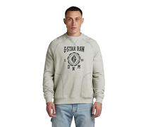 G-Star RAW Herren Collegic Raglan Loose Sweatshirt, Mehrfarben (Milk Htr D24417-D562-971), L