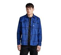 G-Star RAW Herren CPO Regular Hemd, Mehrfarben (ballpen Blue Louis Check D23583-D402-G098), M