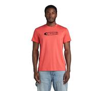 G-Star RAW Herren Distressed Old School Logo T-Shirt, Rosa (Finch D24365-336-5789), S