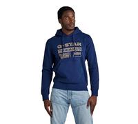 G-Star RAW Herren Distressed Originals Hooded Sweatshirt, Blau (Imperial Blue D24414-D562-1305), S