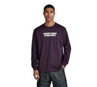 G-Star RAW Herren Eighty Nine Graphic Loose T-Shirt, Purpur (lt Maze D23886-C336-8880), L