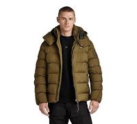 G-Star RAW Herren G-Whistler Padded Hooded Jacke, Grün (dark olive D20100-D199-C744), S