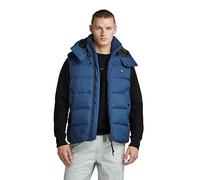 G-Star RAW Herren G-Whistler Padded Hooded Weste, Blau (rank blue D20101-D199-868), XL