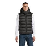 G-STAR RAW Herren G-Whistler Padded Hooded Weste, Schwarz (dk black D20101-D199-6484), M