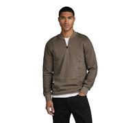 G-Star RAW Herren Jirgi Half Zip Slim Tweeter, Braun (Turf D23512-D271-273), XXL