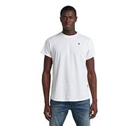 G-star Lash Ribbed Kurzarm-t-shirt XL White