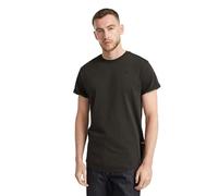 G-Star T-Shirt Lash Ribbed Kurzarm Asfalt Größe L