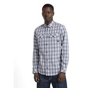 G-STAR RAW Herren Marine Slim Hemd , Mehrfarben (imperial blue liam check D24963-D531-G296), XL
