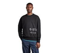 G-STAR RAW Herren Multi Graphic Oversized Sweatshirt, Schwarz (dk Black D22320-A613-6484), XL