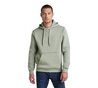 Kapuzensweatshirt G-STAR "Premium Hoody", Herren, Gr. M, iceberg grün, Sweatware, Obermaterial: 55% Baumwolle, 45% Polyester, unifarben, normal, Bündchen, Sweatshirts (58516008-M) iceberg grün