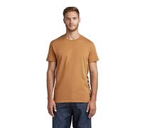 G-STAR RAW Herren Side Stencil T-Shirt, Braun (Chipmunk D22780-336-3886), XXL