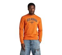 G-Star RAW Herren Skeleton Dog Graphic Sweatshirt, Orange (orange D24413-D562-1018), M