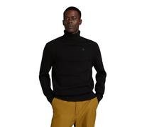 G-Star RAW Herren Structure Turtle Knitted Pullover, Schwarz (dk Black D23937-D447-6484), L