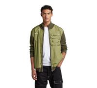 G-STAR RAW Herren Swiss Army Woven Full Zip Knit, Grün (Shadow Olive D22807-C560-B230), M