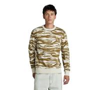 G-Star RAW Herren Tiger Camo Sweatshirt, Mehrfarben (Whitebait Tiger camo D24415-C782-G402), XL