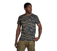 G-Star RAW Herren Tiger Camo T-Shirt, Mehrfarben (Shadow Olive 2L Tiger camo D24421-C334-G393), XS