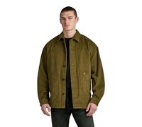 G-STAR RAW Herren Timber Relaxed Overshirt, Grün (dark olive D23666-D405-C744), XL