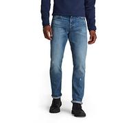 G-STAR RAW Herren Triple A Regular Straight Jeans, Blau (faded hague blue destroyed D19161-C779-C764), 32W / 34L