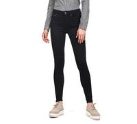 G-star 3301 High Waist Skinny Jeans 26 Pitch Black