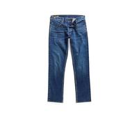 Straight-Jeans G-STAR "Mosa Straight", Herren, Gr. 31, Länge 32, blau (faded atlantic ocean), Denim/Jeans, Obermaterial: 99% Baumwolle, 1% Elasthan, straight fit normal, Jeans Straight-Jeans, mit hell