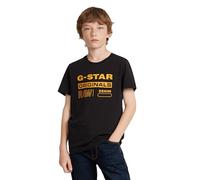 G-Star RAW Jungen SS10037 t-Shirt ss T-Shirt, Schwarz (dk Black D24912-01-6484), 6 Jahre