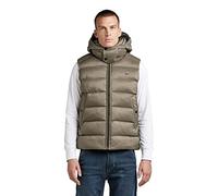 G-STAR RAW Men's Jackets G-Whistler Padded Hooded Vest, Braun (turf D20101-D199-273), L