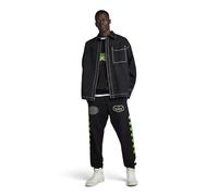 G-STAR RAW Men's Overshirts Unisex Boxy Fit Shirt, Schwarz (worn in blade D23007-D304-D909), M