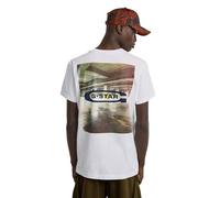 G-Star RAW Men's Photo Print T-Shirt, Mehrfarben (White carpark D25093-C784-G931), XS