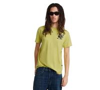 G-Star RAW Men's T-Shirts Headphones back gr r t, Grün (linden green D24687-C372-G306), XL