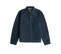 Langarmshirt G-STAR "Boxy Clean Neo Raw Hemd", Herren, Gr. M, neo raw denim, Obermaterial: 75% Baumwolle, 25% Baumwolle, Shirts Langarmshirt (11611565-M) neo raw denim