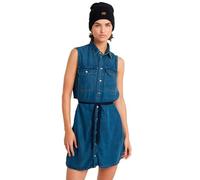 G-Star RAW Women's Dresses Soft Cargo Dress wmn, Blau (Faded Whirlpool D24872-D548-G645), XS
