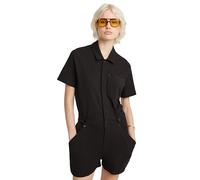 G-STAR RAW Women's Jumpsuit Track playsuit ss wmn, Schwarz (dk black D24577-D275-6484), S