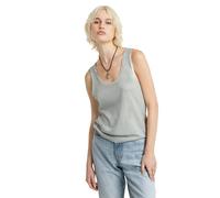G-Star RAW Women's Knits Lt wt Knitted Summer Tank top wmn, Grau (Wrought Iron D24606-D597-G284), L