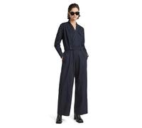 G-Star RAW Women's Tailored wrap Long Sleeve Jumpsuit, Blau (Worn in Adrift Cobler D25317-D777-G818), 42